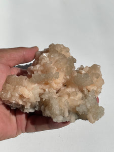 Calcite on Stilbite Natural Crystal AP301