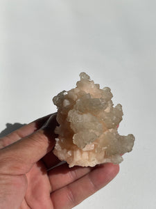 Calcite on Stilbite Natural Crystal AP302