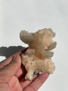 Calcite on Stilbite Natural Crystal AP303