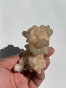 Calcite on Stilbite Natural Crystal AP303