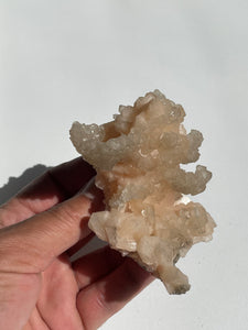 Calcite on Stilbite Natural Crystal AP303