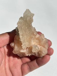 Calcite on Stilbite Natural Crystal AP306