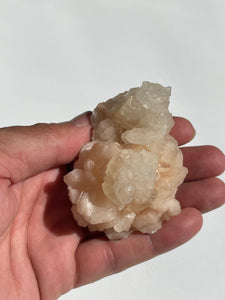 Calcite on Stilbite Natural Crystal AP307