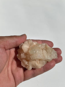 Calcite on Stilbite Natural Crystal AP307