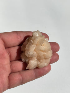 Calcite on Stilbite Natural Crystal AP313