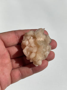 Calcite on Stilbite Natural Crystal AP313