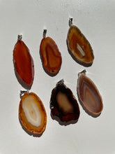 Load image into Gallery viewer, 1 x Natural Agate Crystal Pendant PD019
