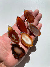 Load image into Gallery viewer, 1 x Natural Agate Crystal Pendant PD019
