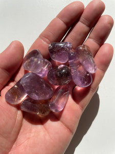 Ametrine tumbled stone crystal/ mineral x 1 (22-30mm)