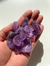 Load image into Gallery viewer, Amethyst tumbled stone crystal/ mineral x 1 (22-30mm) - Crystal King Australia
