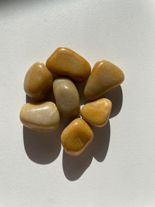 Yellow Aventurine Large tumbled stone crystal/ mineral x 1 (30-40mm)