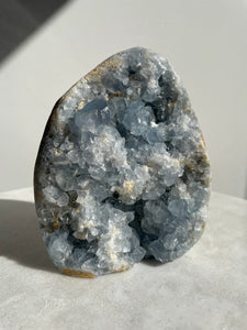 Celestite Free Standing Large Crystal CL006