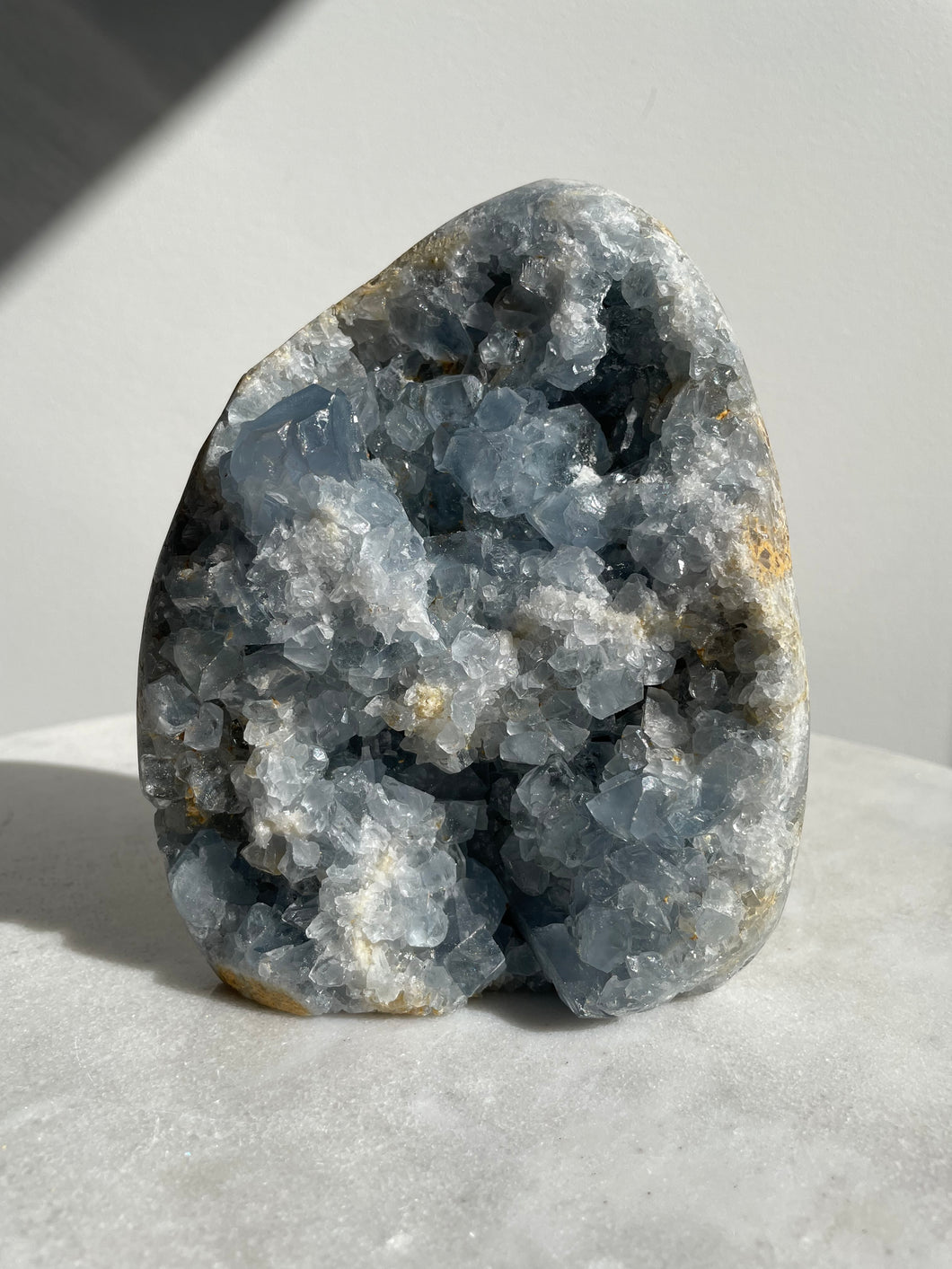 Celestite Free Standing Large Crystal CL006