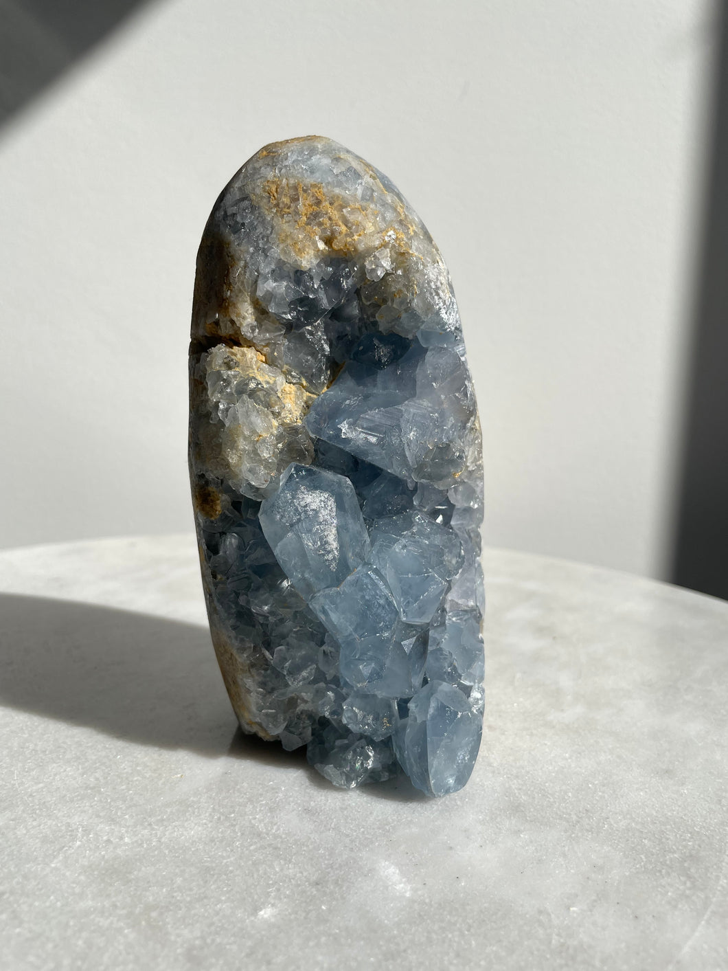 Celestite Free Standing Large Crystal CL008