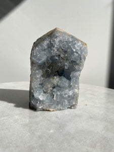 Celestite Free Standing Large Crystal CL010