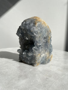 Celestite Free Standing Large Crystal CL010