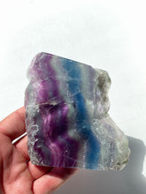 Load image into Gallery viewer, Fluorite Slab Natural Crystal (High Grade) FF056
