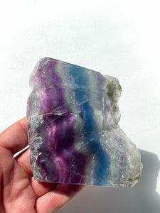 Fluorite Slab Natural Crystal (High Grade) FF056