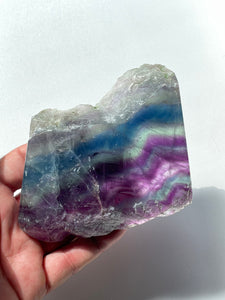 Fluorite Slab Natural Crystal (High Grade) FF056