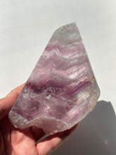 Load image into Gallery viewer, Fluorite Slab Natural Crystal (High Grade) FF061
