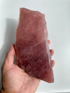 Strawberry Quartz Slab Natural Crystal FF077