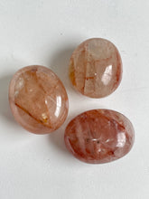 Load image into Gallery viewer, Hematoid/Red Quartz Palm Stone Natural (M)
