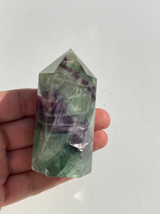 Fluorite Generator/Tower Natural Crystal T175