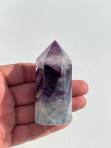 Fluorite Generator/Tower Natural Crystal T182