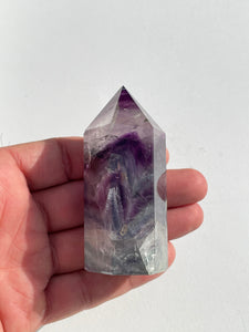 Fluorite Generator/Tower Natural Crystal T182