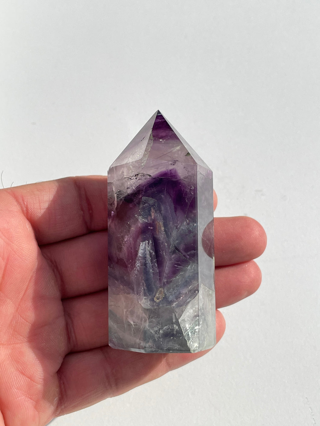 Fluorite Generator/Tower Natural Crystal T182