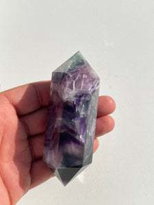 DT Fluorite Generator/Tower Natural Crystal T187