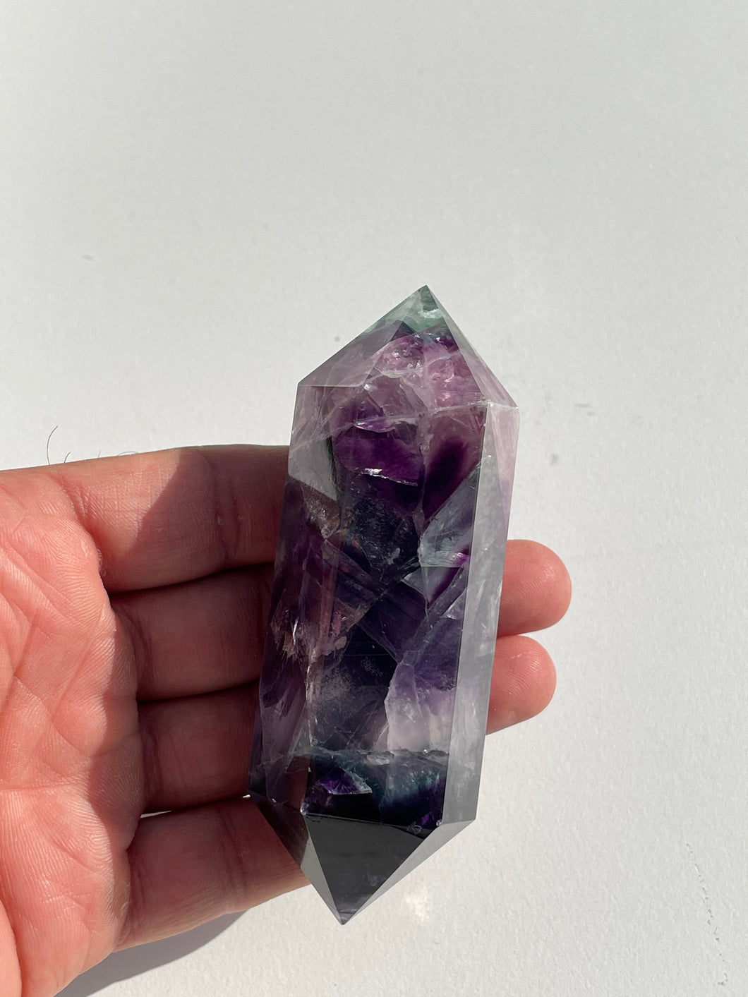 DT Fluorite Generator/Tower Natural Crystal T187