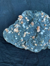 Load image into Gallery viewer, XX-Large Blue Chalcedony with Stilbite &amp; Apophyllite Cluster AP473
