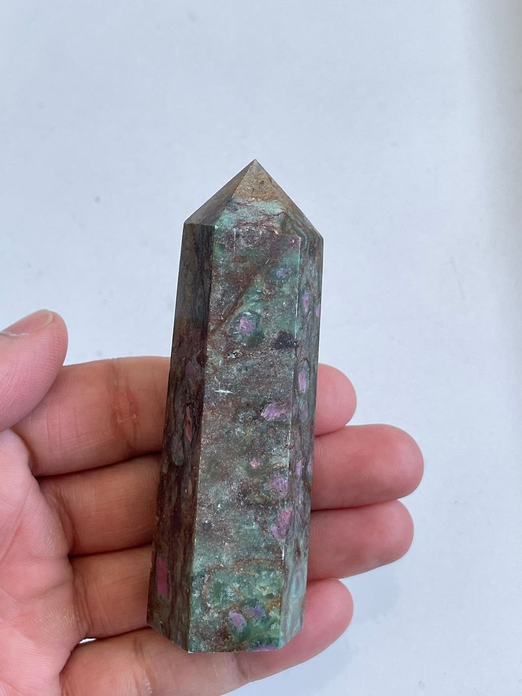 Ruby in Fuchsite Generator/Tower Natural Crystal T219