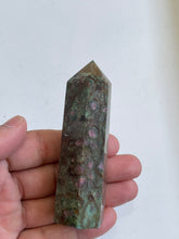 Load image into Gallery viewer, Ruby in Fuchsite Generator/Tower Natural Crystal T219
