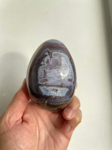 Druzy Agate Crystal Egg AG031