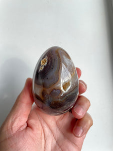 Druzy Agate Crystal Egg AG032