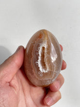 Load image into Gallery viewer, Druzy Agate Crystal Egg Natural AG037
