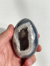 Load image into Gallery viewer, Druzy Agate Crystal Egg Natural AG038
