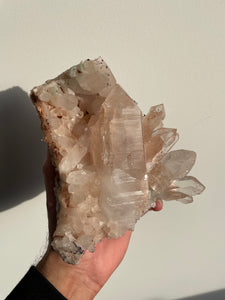 Pink Himalayan Samadhi Quartz Crystal Natural Q349