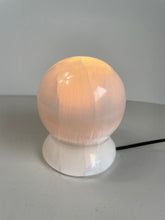 Load image into Gallery viewer, Selenite Crystal Sphere Lamp  x 1 - SN034
