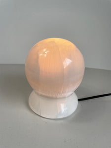 Selenite Crystal Sphere Lamp  x 1 - SN034