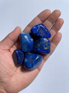 Lapis Lazuli tumbled stone crystal/ mineral x 1