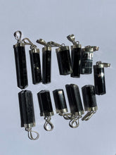 Load image into Gallery viewer, 1 x  Black Tourmaline  Crystal Pendant Natural PD037
