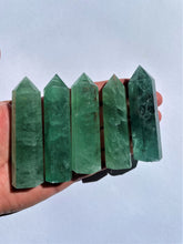 Load image into Gallery viewer, Green Fluorite Generator/Tower Natural Crystal T725a
