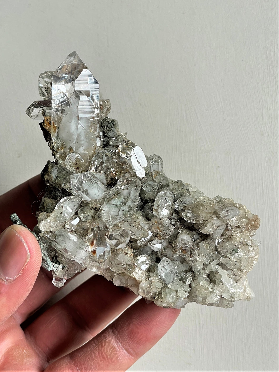 Ultra Rare Himalayan Quartz Cluster Q000