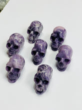 Load image into Gallery viewer, lepidolite Crystal Skull S087
