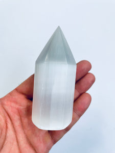 Selenite Crystal Point SN014  x 1