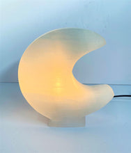 Load image into Gallery viewer, Selenite Crystal Moon Lamp Large  x 1  (SN011)
