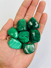 Load image into Gallery viewer, Malachite Tumbled Stone Natural TB034
